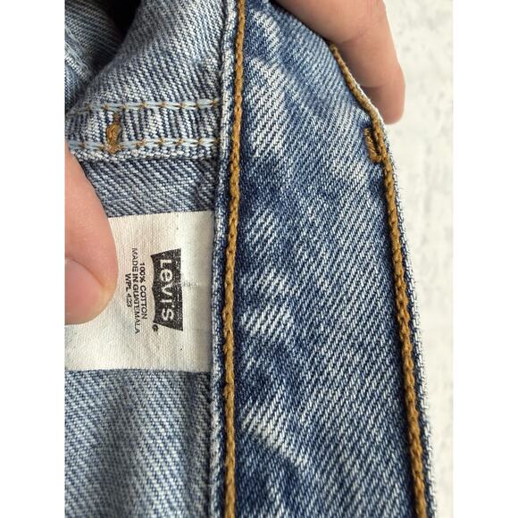 MENS LEVI 501’s BUTTON FLY STRAIGHT LEG JEANS SIZE 29x32 - Picture 7 of 9